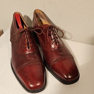 Giorgio Brutini Burgundy Oxfords